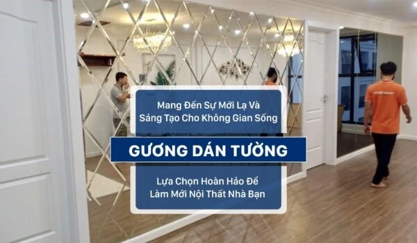 Báo giá gương dán tường