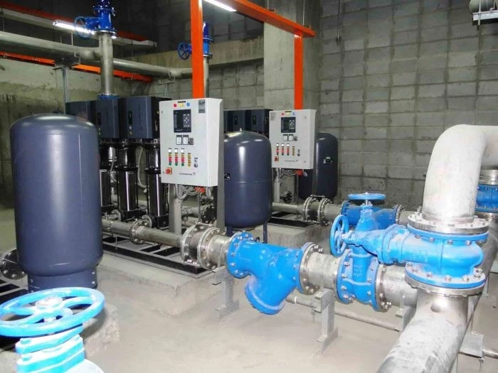 Thi công hệ thống bơm cấp thoát nước